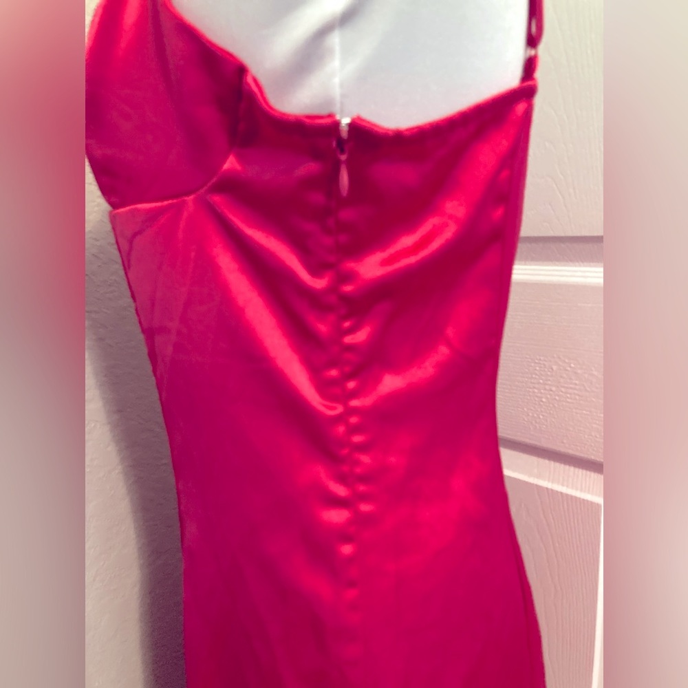 Hippie Rose Satin dress size L - Picture 3 of 5